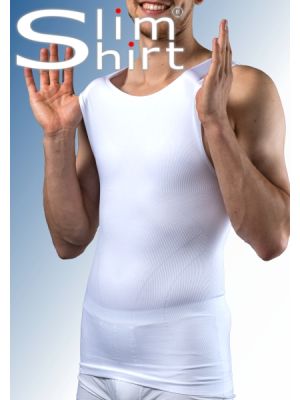 Krachtige compressie: Ons naadloze shapewear hemd voor mannen zorgt voor ultieme ondersteuning.