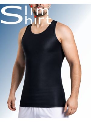 Het Tank Dual shapewear Shirt voor mannen – figuur corrigerend shirt voor een slanke uitstraling.