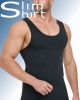 Slim Fit Shaper shapewear shirt men black side view seamless compression shirt