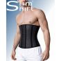 Shapewear for men: Perforated, flexible, supportive band providing corrective support for waist, abdomen, and lower back.