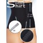 Corset band for women with adjustable hook and eye closure for optimal belly and waist correction.