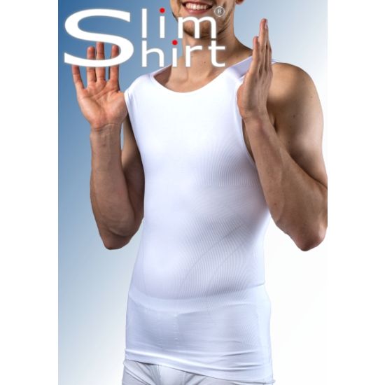 Krachtige compressie: Ons naadloze shapewear hemd voor mannen zorgt voor ultieme ondersteuning.