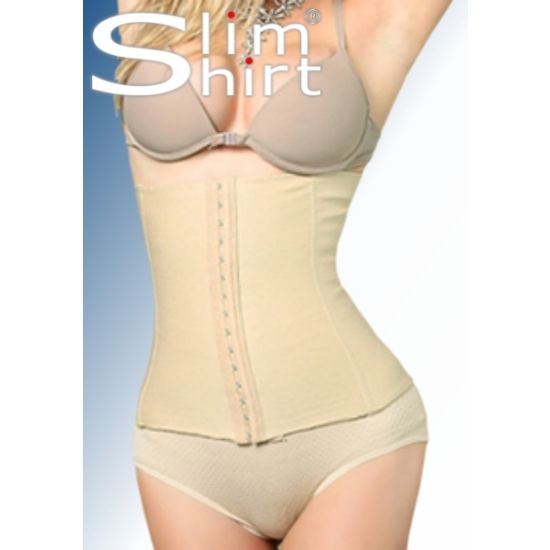 Get an instant slimmer silhouette with this corrective slimming belly and waistband for women.