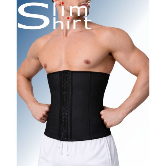 Our latex waist trainer for men: the ultimate corrective belly band for a slimmer waistline.